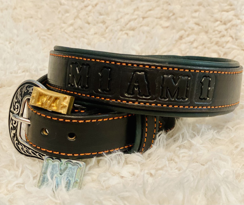 Stitched & Stamped Belts - Leather with Love