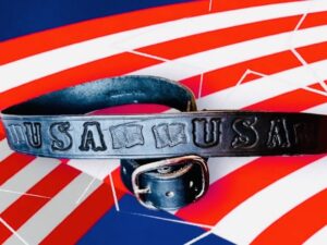 Stamped & Stitched belt